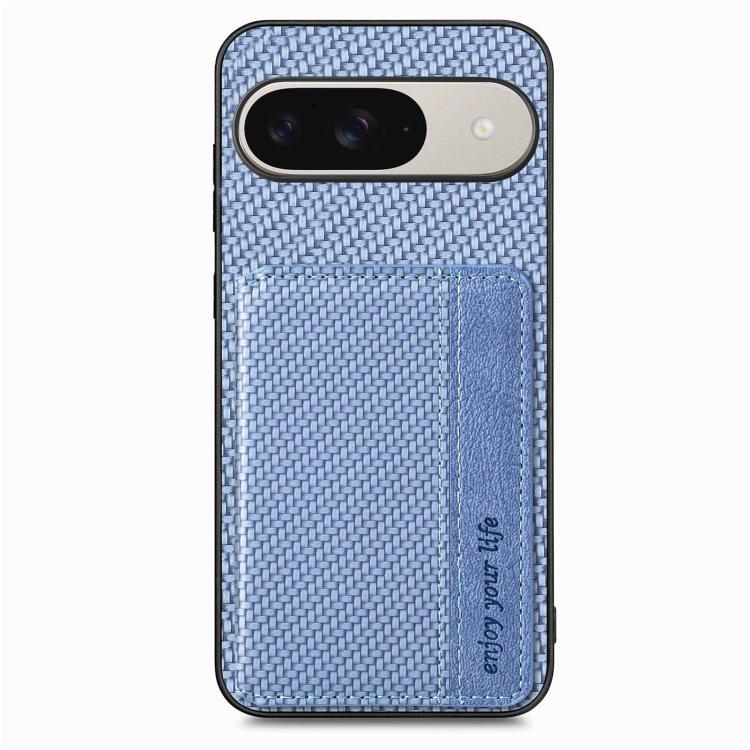 Carbon Fiber Magnetic Card Bag Phone Case