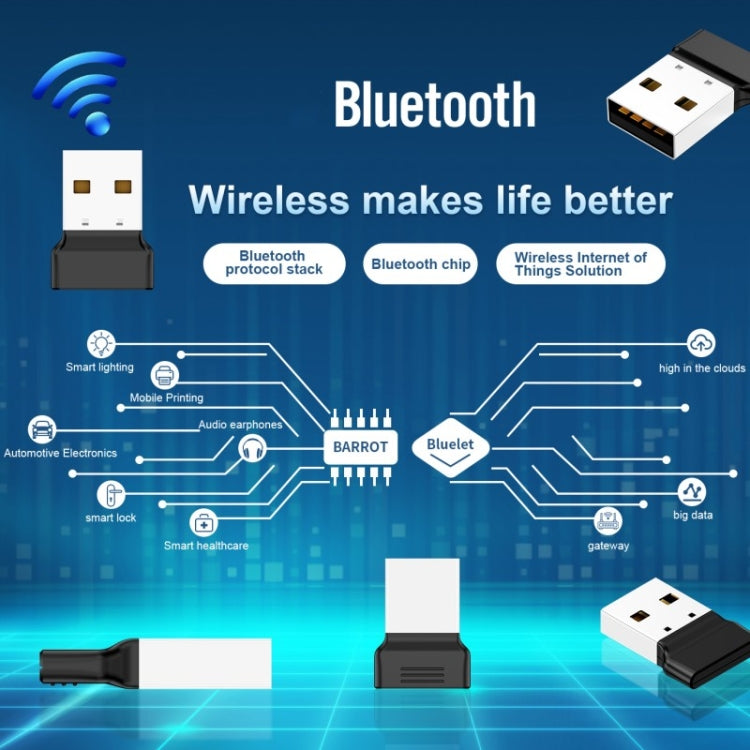 OY313 USB Bluetooth 5.3 Adapter Wireless Transmitter Receiver For PC Windows 11 10 8 7