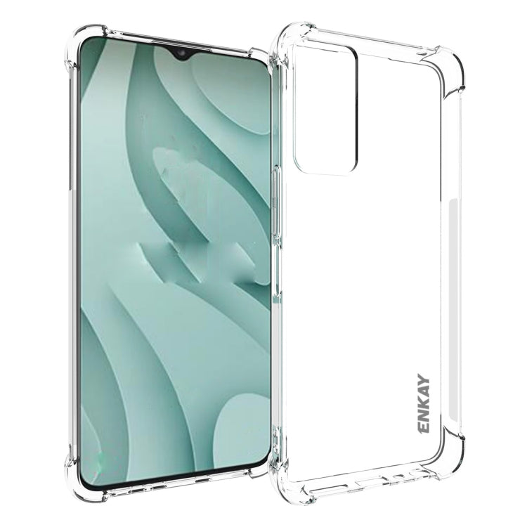 ENKAY Hat-Prince Transparent TPU Shockproof Phone Case — For TCL 50 XL / 50 XL Nxtpaper