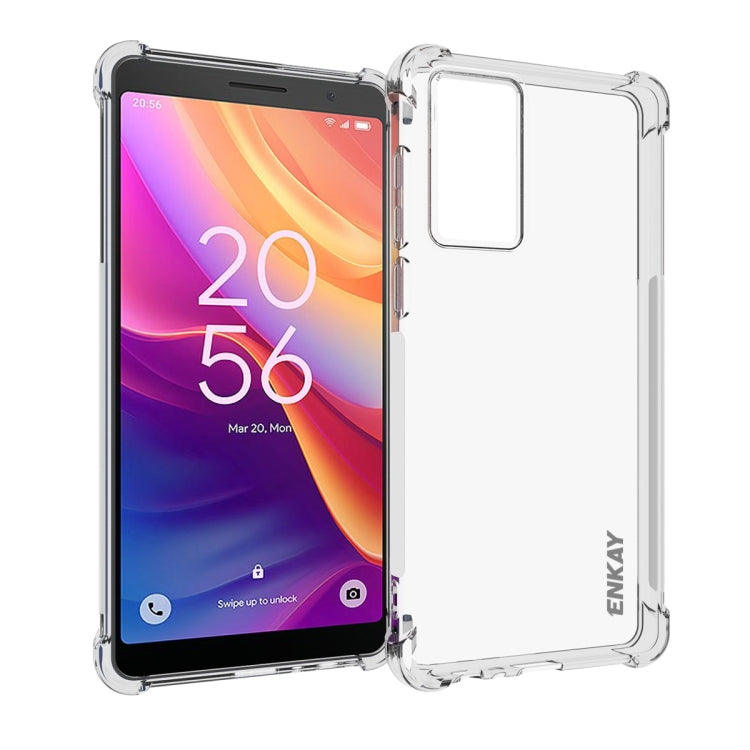 ENKAY Hat-Prince Transparent TPU Shockproof Phone Case — For TCL 40 SE