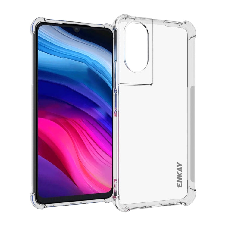 ENKAY Hat-Prince Transparent TPU Shockproof Phone Case — For TCL 50 NxtPaper / 50 Pro NxtPaper