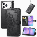 Mandala Flower Embossed Leather Phone Case