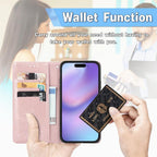 Mandala Flower Embossed Leather Phone Case