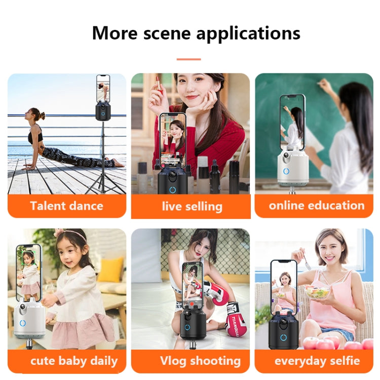 YUNTENG T7 360 Degree Rotation Desktop Smart PTZ Support Automatic Tracking — view 5