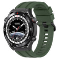 Long & Short Sports Solid Color Silicone Watch Band Set