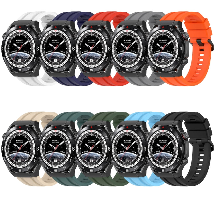 Long & Short Sports Solid Color Silicone Watch Band Set