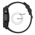 Long & Short Sports Solid Color Silicone Watch Band Set