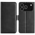 Dual-side Magnetic Buckle Horizontal Flip Leather Phone Case