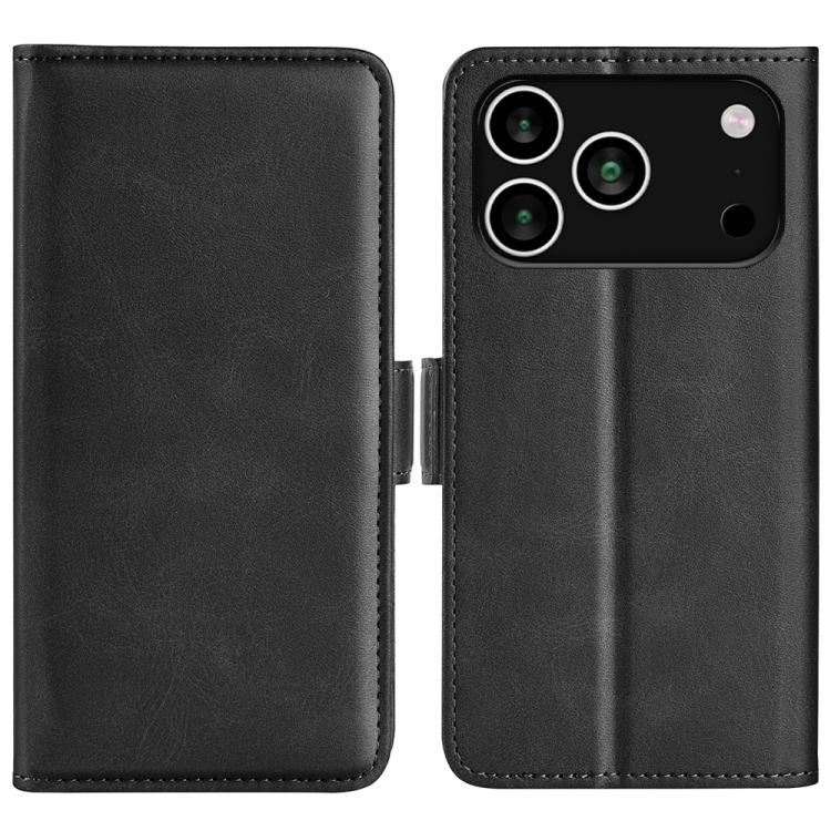 Dual-side Magnetic Buckle Horizontal Flip Leather Phone Case