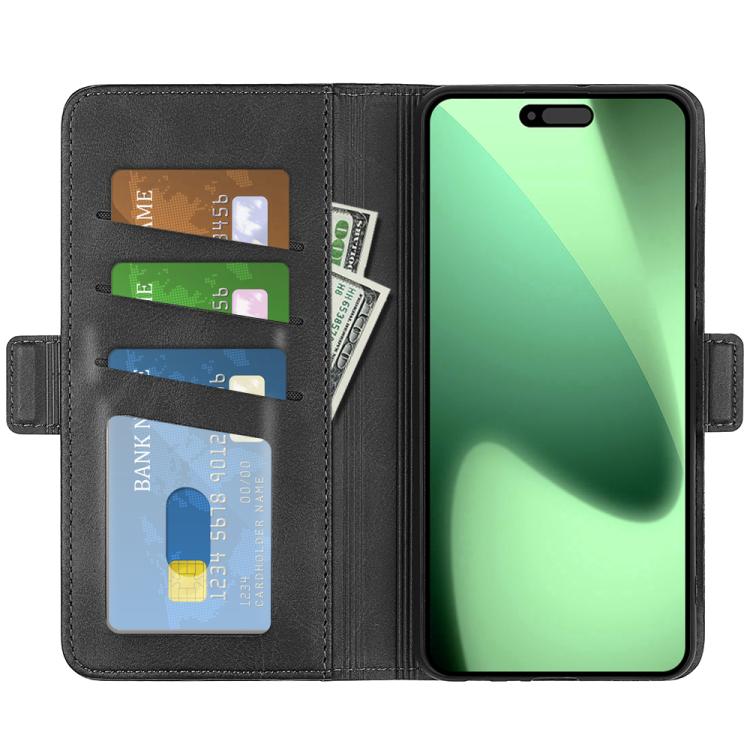 Dual-side Magnetic Buckle Horizontal Flip Leather Phone Case