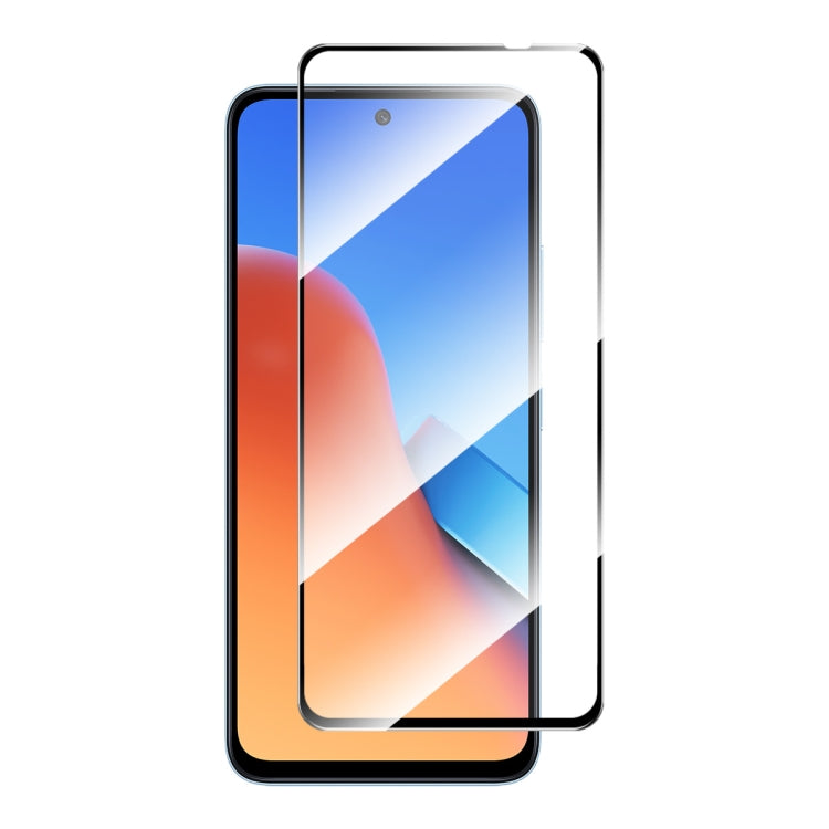 ENKAY Hat-Prince Full Glue High Aluminum-silicon Tempered Glass Film — For Xiaomi Poco C50 4G