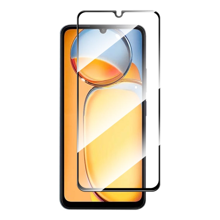 ENKAY Hat-Prince Full Glue High Aluminum-silicon Tempered Glass Film — For Xiaomi Redmi 12