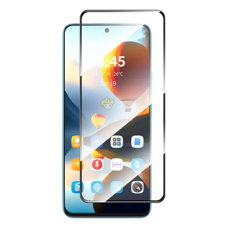 ENKAY Hat-Prince Full Glue High Aluminum-silicon Tempered Glass Film — For Xiaomi Redmi A1+ 4G / A2+ 4G