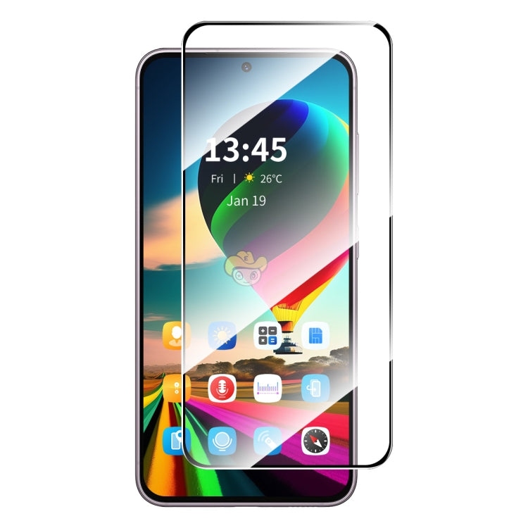 ENKAY Hat-Prince Full Glue High Aluminum-silicon Tempered Glass Film — For Xiaomi Poco M6 Pro 4G