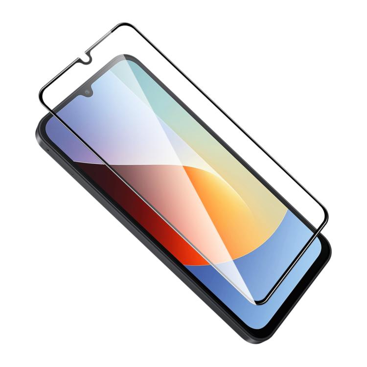 ENKAY Hat-Prince Full Glue High Aluminum-silicon Tempered Glass Film — For Redmi 15C Global 171mm / Poco C85