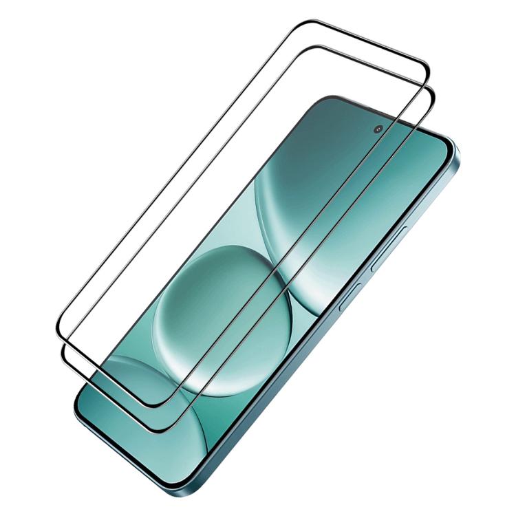 2pcs ENKAY Hat-Prince Full Glue High Aluminum-silicon Tempered Glass Film — For Redmi 13X