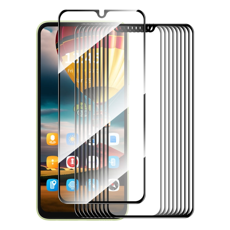 10pcs ENKAY Hat-Prince Full Glue High Aluminum-silicon Tempered Glass Film — For Xiaomi Poco M6 Pro 4G
