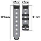 Sports Two-Color Silicone Watch Band
