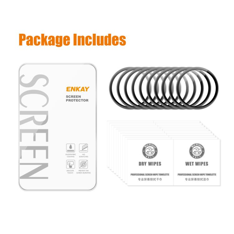 10pcs ENKAY 3D Full Coverage Soft PC Edge PMMA HD Screen Protector Film