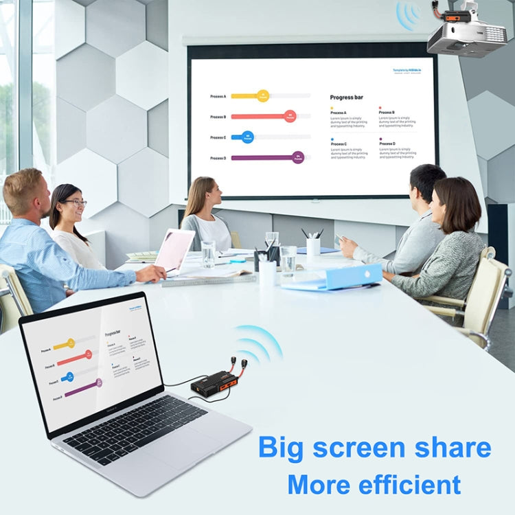 009 Pro 300m Wireless Screen Casting Video Transmitter Receiver Wireless Display Dongle Adapter — view 9