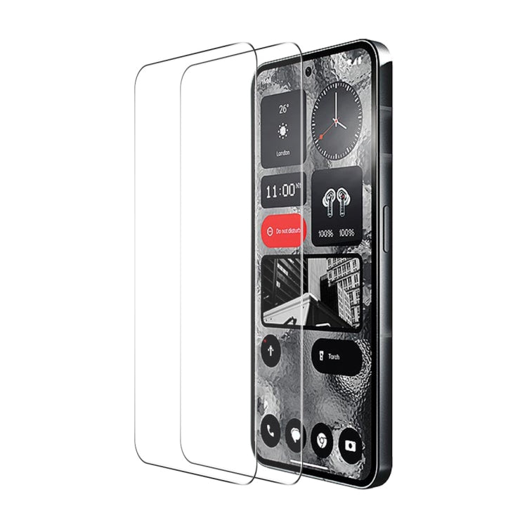 2pcs ENKAY 0.26mm 9H 2.5D High Aluminum-silicon Tempered Glass Film