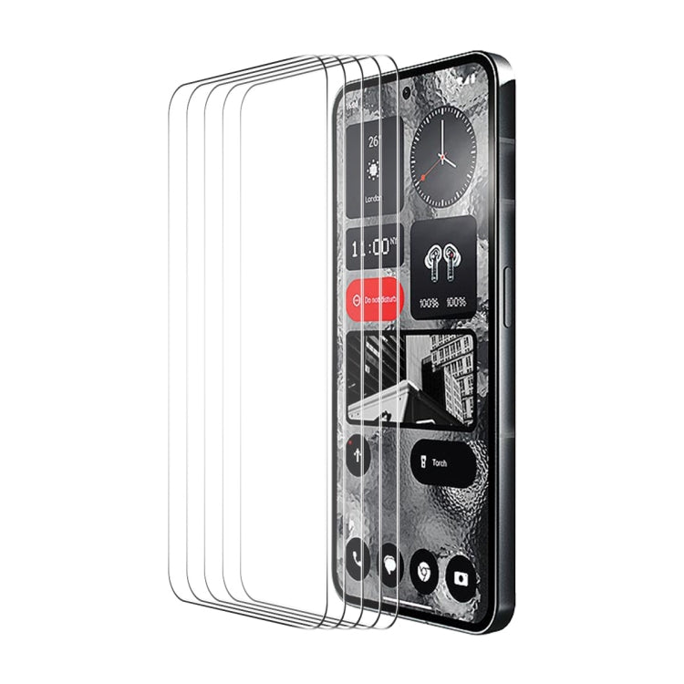 5pcs ENKAY 0.26mm 9H 2.5D High Aluminum-silicon Tempered Glass Film