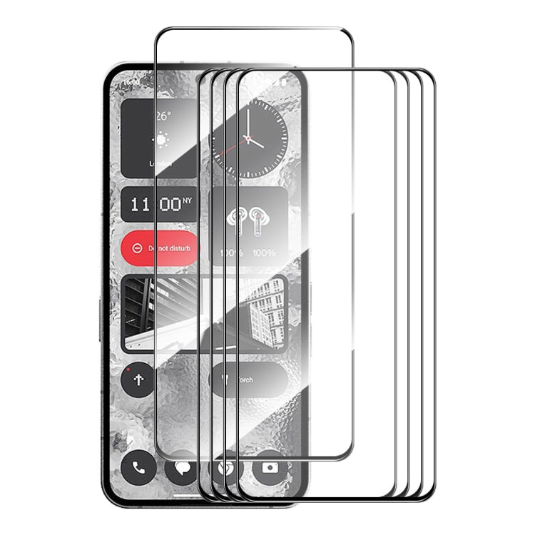 5pcs ENKAY Full Glue High Aluminum-silicon Tempered Glass Film