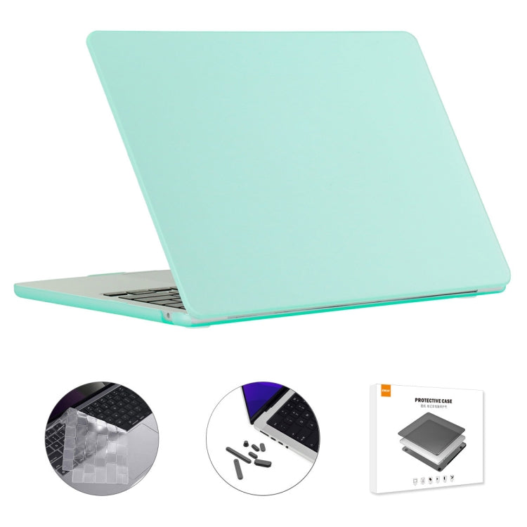 ENKAY EU Version 3 in 1 Matte Protective Case with TPU Keyboard Film & Anti-dust Plugs — Black