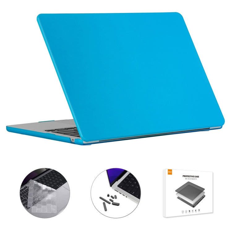 ENKAY EU Version 3 in 1 Matte Protective Case with TPU Keyboard Film & Anti-dust Plugs — Light Green