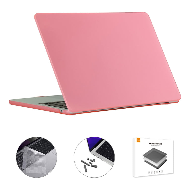 ENKAY EU Version 3 in 1 Matte Protective Case with TPU Keyboard Film & Anti-dust Plugs — White