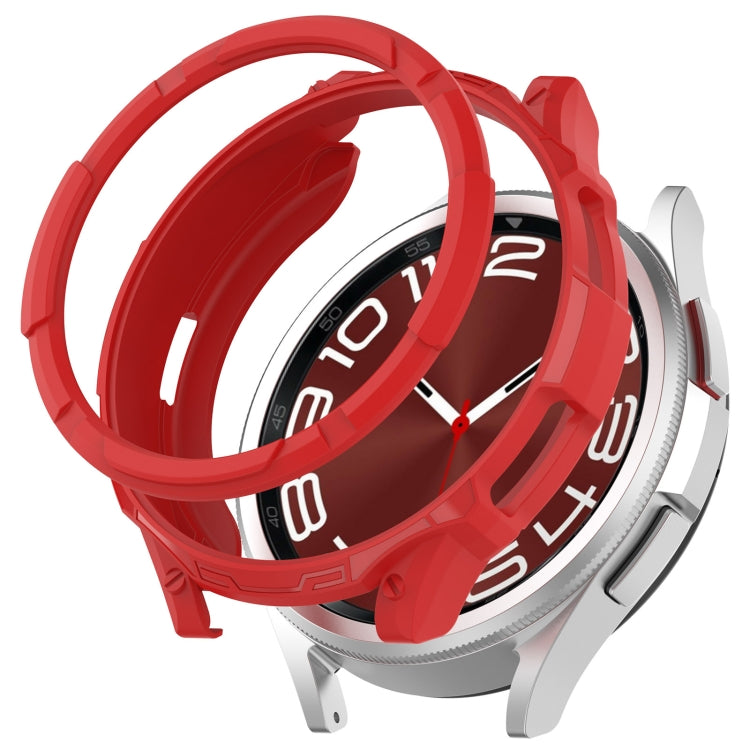 Rotating Ring + TPU Armor Watch Protective Case — Green