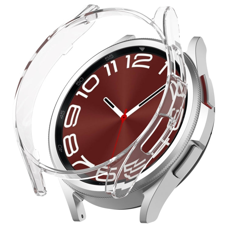 Half Coverage Hollow PC Watch Protective Case — Silver