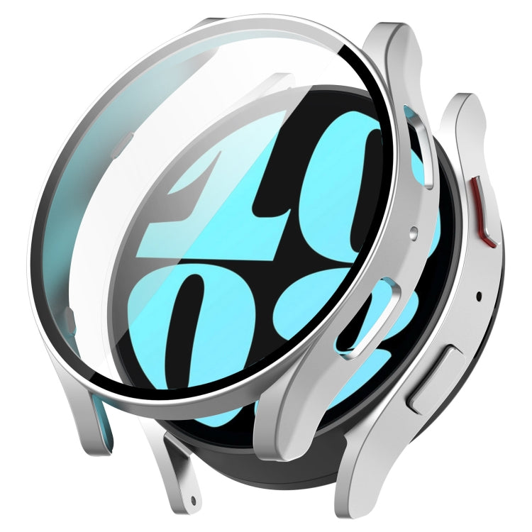 PC + Tempered Film Integrated Watch Protective Case — Transparent