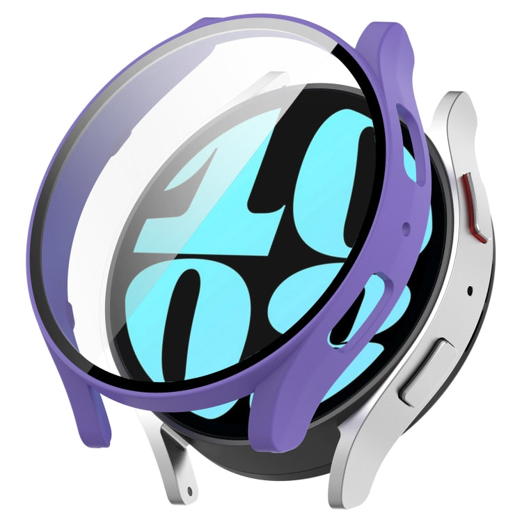 PC + Tempered Film Integrated Watch Protective Case — Midnight Blue