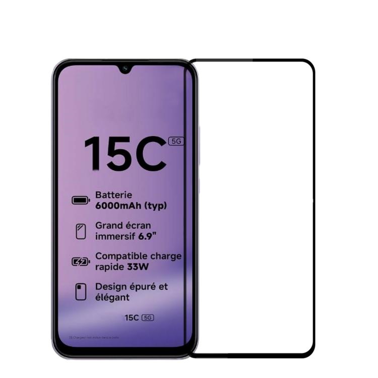 PINWUYO 9H 2.5D Full Screen Tempered Glass Film — For Xiaomi Redmi Note 14 5G