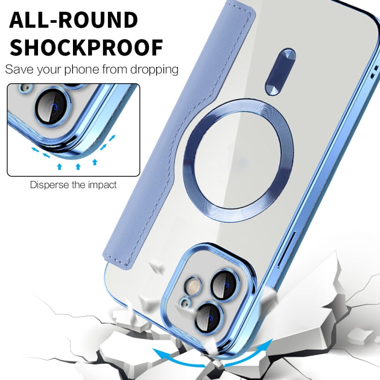 Shield Magsafe RFID Anti-theft Rhombus Leather Phone Case