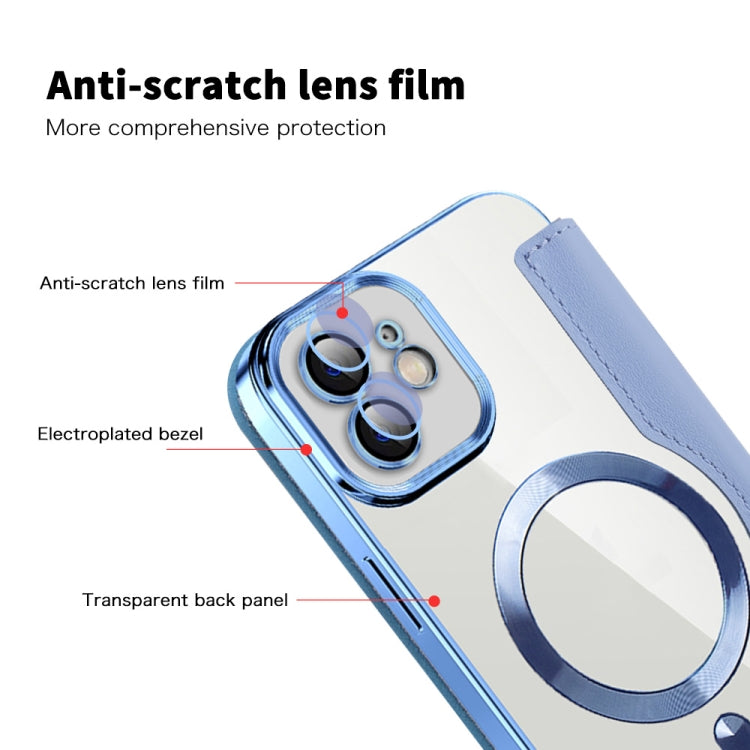Shield Magsafe RFID Anti-theft Rhombus Leather Phone Case