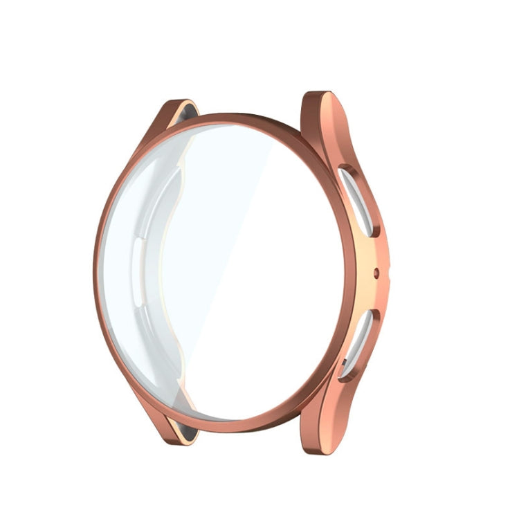ENKAY Hat-Prince Full Coverage Electroplated Soft TPU Case with Screen Protection — Pink