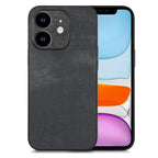 Vintage Leather PC Back Cover Phone Case