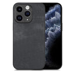 Vintage Leather PC Back Cover Phone Case