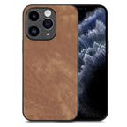 Vintage Leather PC Back Cover Phone Case
