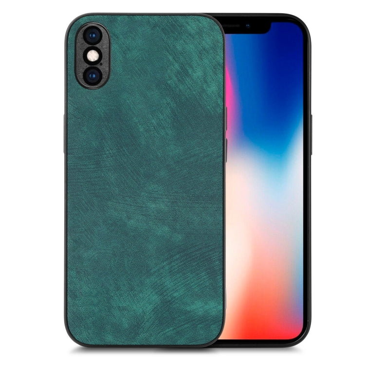 Vintage Leather PC Back Cover Phone Case