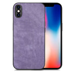 Vintage Leather PC Back Cover Phone Case