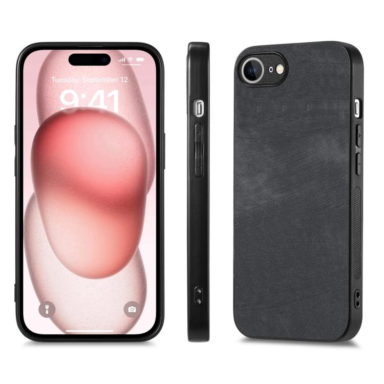 Vintage Leather PC Back Cover Phone Case