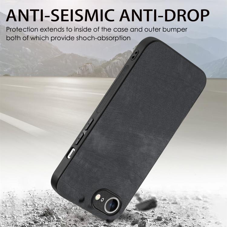 Vintage Leather PC Back Cover Phone Case