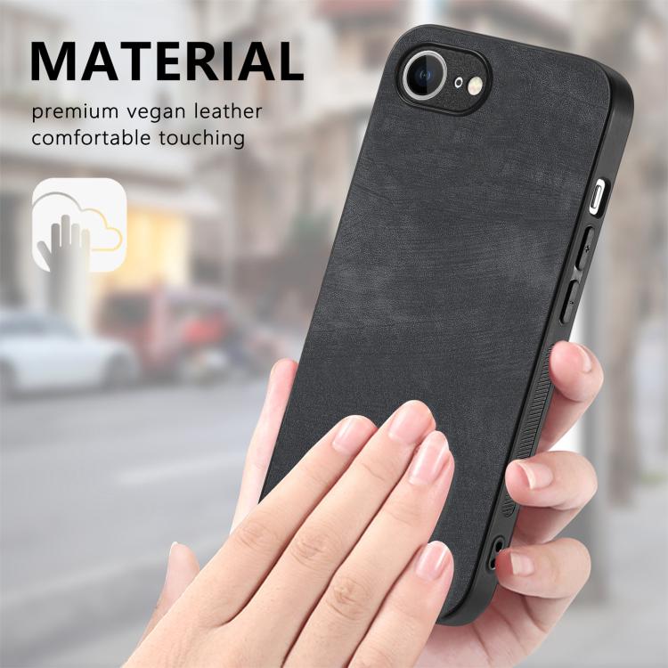 Vintage Leather PC Back Cover Phone Case