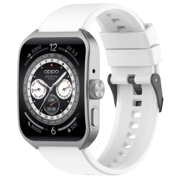 22mm Solid Color Silicone Watch Band