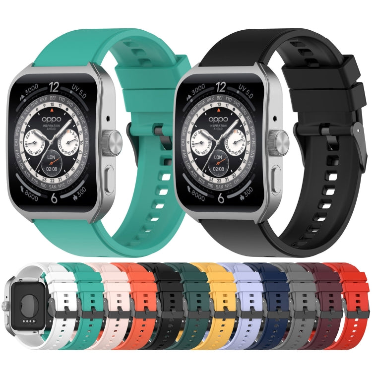 22mm Solid Color Silicone Watch Band