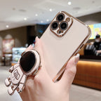 Electroplating Astronaut Holder Phone Case — view 21