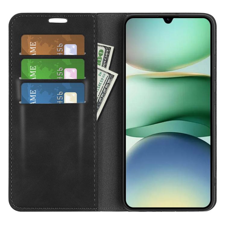 Retro-skin Magnetic Suction Leather Phone Case